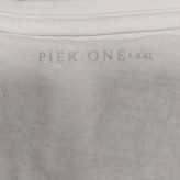 تیشرت مردانه سفید یقه هفت وارداتی برند PIER ONE