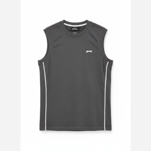 تیشرت آستین حلقه ای مردانه نوک مدادی پنبه SLAZENGER