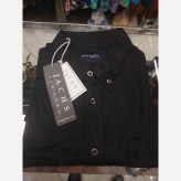 پیراهن مردانه لینن مشکی و سورمه ای JACHS NEW YORK