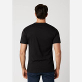 تیشرت یقه گرد مشکی UNISEX(مردانه و زنانه)وارداتی سایز بزرگ برند COTTON HERITAGE