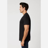 تیشرت یقه گرد مشکی UNISEX(مردانه و زنانه)وارداتی سایز بزرگ برند COTTON HERITAGE