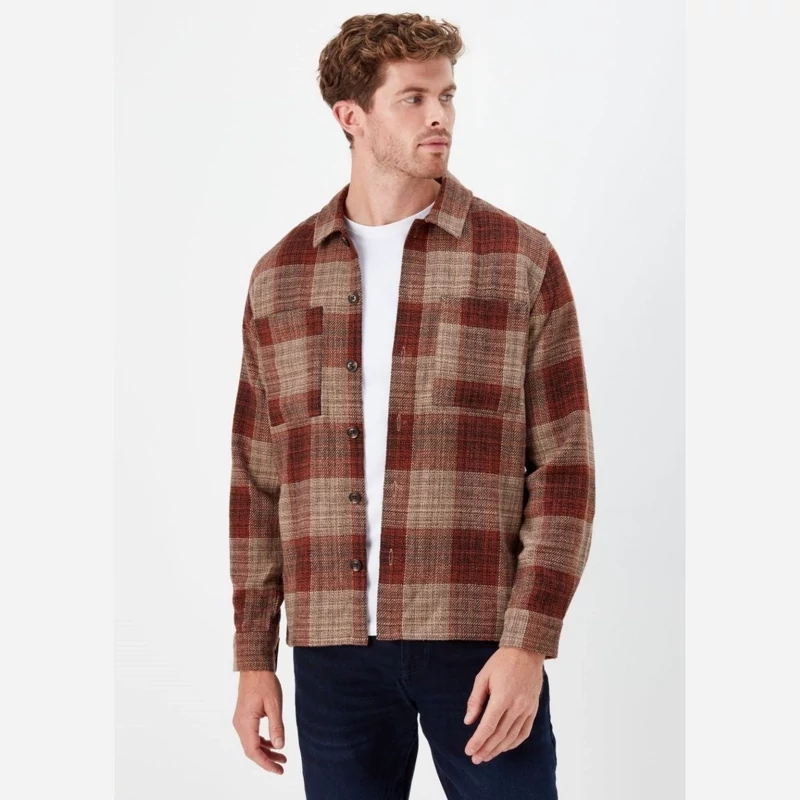 پیراهن پشمی مردانه گرم بالا اورجینال برند MATALAN