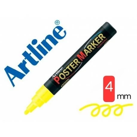 ماژیک فلورسنت آرت لاین رنگ زرد POSTER MARKER