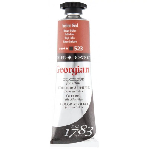 رنگ روغن دالر رونی سری Georgian کد 523 Indian red
