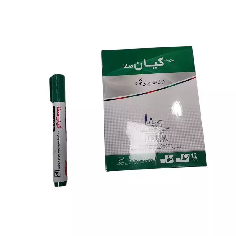 ماژیک وایت بردسر گرد کیان رنگ سبز