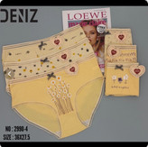 شورت عروسکی نخی سایز بزرگ وارداتی برند DENIZ کد 29904پک 2 عددی