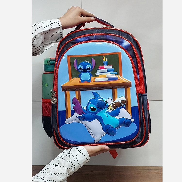 کوله پشتی مدرسه پسرانه وارداتی طرح استیج STITCH کد 5