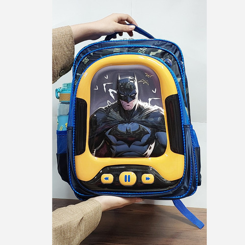 کوله پشتی دانش آموزی پسرانه وارداتی طرح BAT MAN