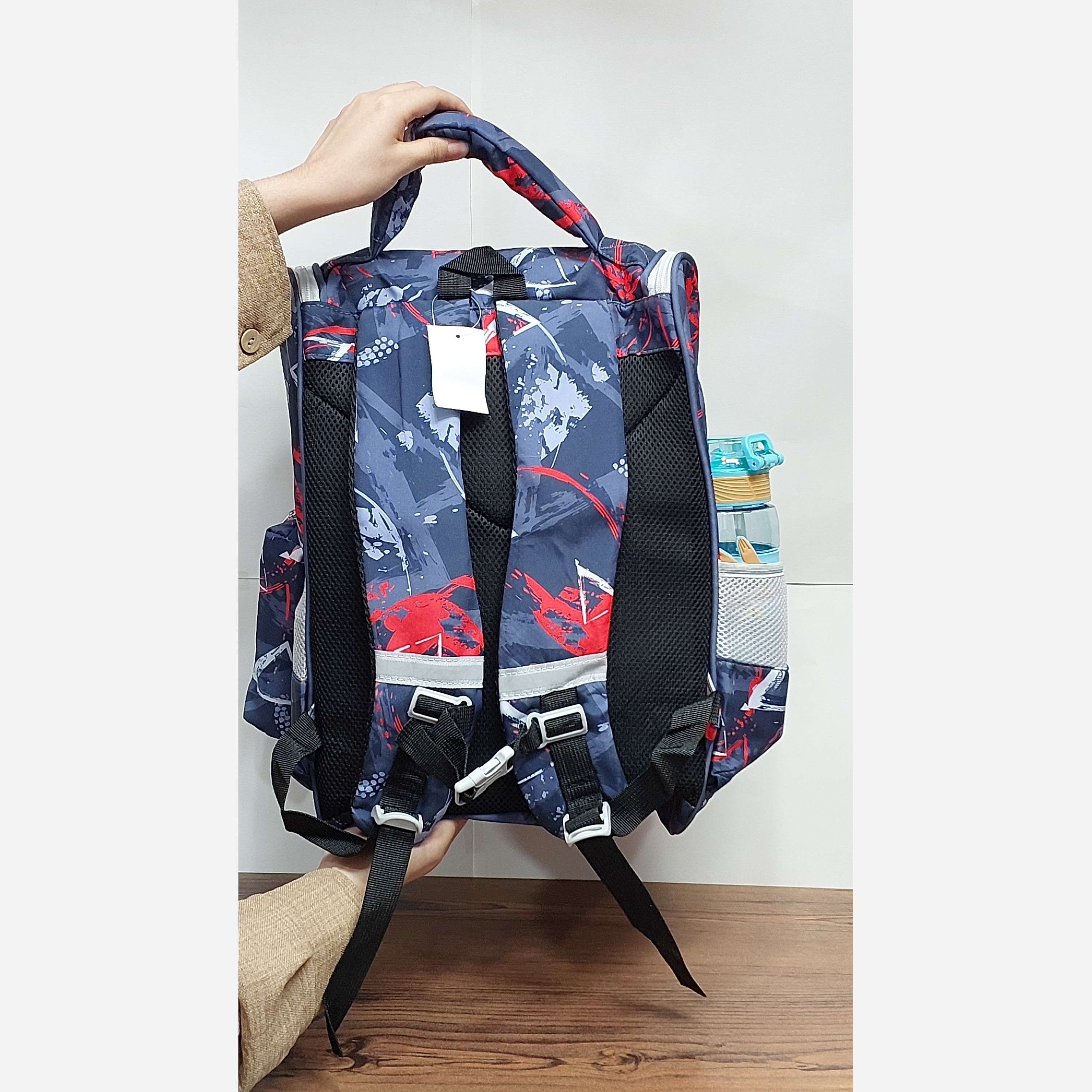 کوله دانش آموزی پسرانه صندوقی طرح SPIDER MAN کد 327/3