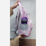 کوله پشتی مدرسه دخترانه صندوقی طرح FROZEN کد 327/2