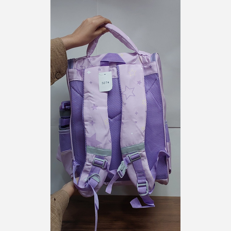 کوله پشتی مدرسه دخترانه صندوقی طرح KUROMI کد 327/1