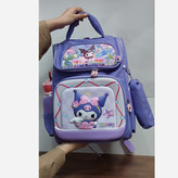 کوله پشتی مدرسه دخترانه صندوقی طرح KUROMI کد 321/3