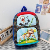 کوله مهد کودک و پیش دبستان وارداتی MONKEY سه بعدی