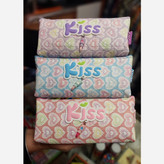 جامدادی دخترانه تک زیپ وارداتی طرح KISS کد 350