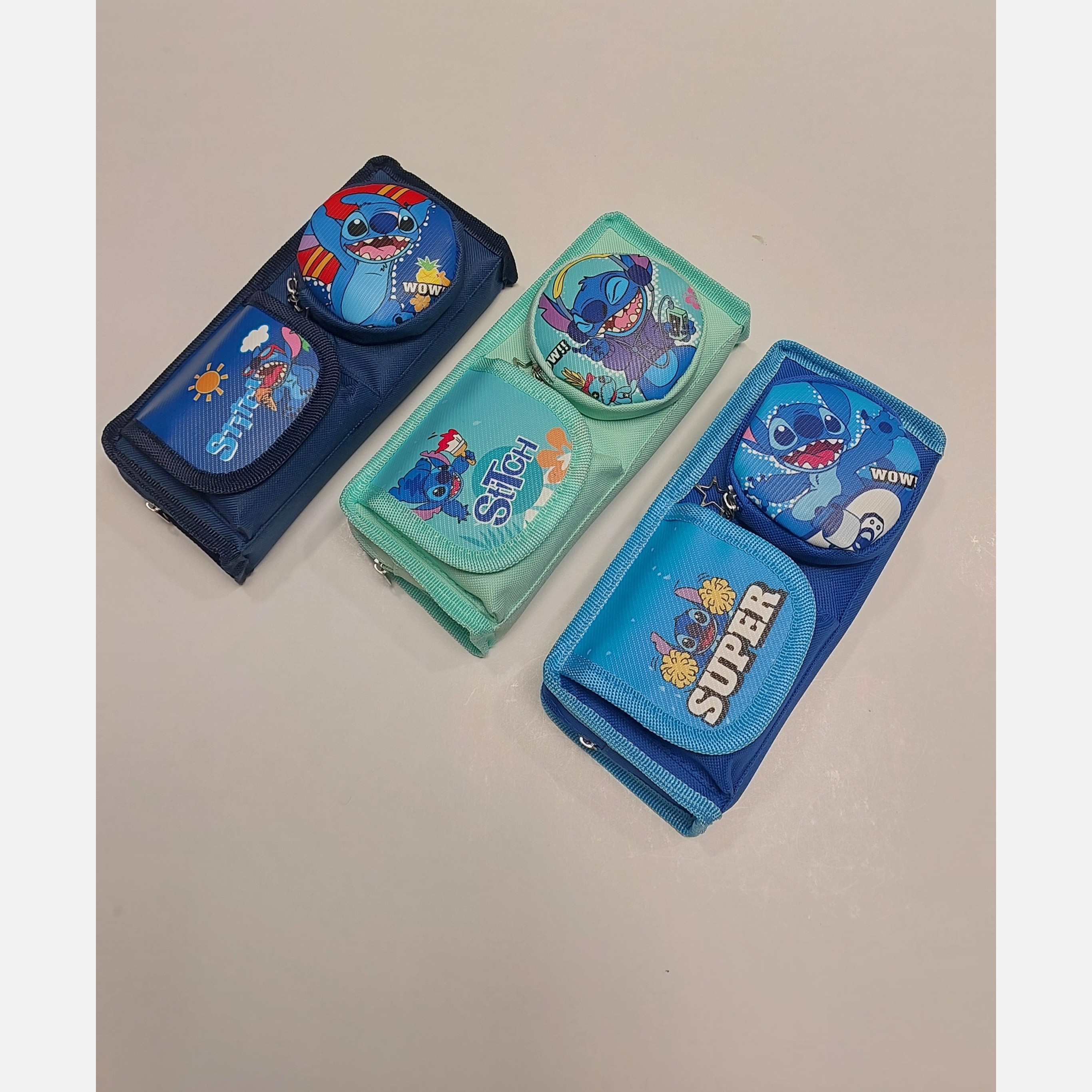 جامدادی برزنتی 3 محفظه ای استیج STICH کد 3592