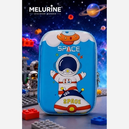 جامدادی تبلتی SPACE سایز بزرگ وارداتی طرح برجسته