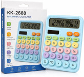 ماشین حساب پینترستی رنگ های پاستلی کد KK-2688