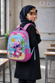 کوله پشتی دخترانه وارداتی طرح استیج STITCH کد 3